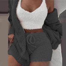 Load image into Gallery viewer, Boost Comfort Zone: 3-Piece Knit Pajama Set