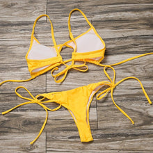 Load image into Gallery viewer, BOOST Cole Top x Long Tie Cheeky Bottom