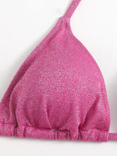 Load image into Gallery viewer, BOOST Shimmer Triangle Top x String Cheeky Bottom