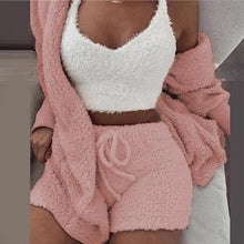 Load image into Gallery viewer, Boost Comfort Zone: 3-Piece Knit Pajama Set
